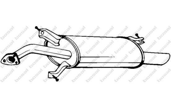 Silencieux arrière 235-137 Bosal, Image 2