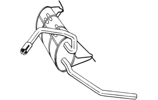 Silencieux arrière 235-177 Bosal, Image 2