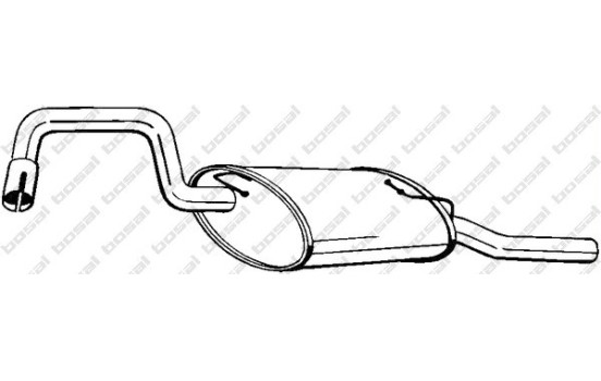 Silencieux arrière 235-209 Bosal
