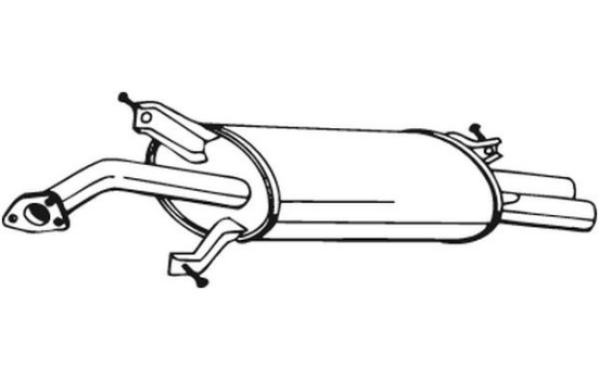 Silencieux arrière 235-217 Bosal, Image 2