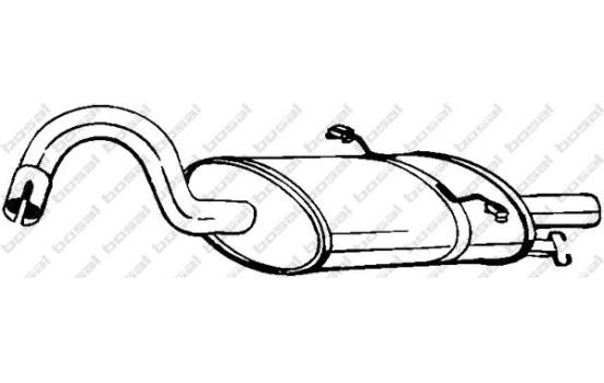Silencieux arrière 235-269 Bosal, Image 2