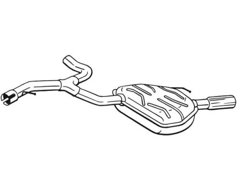 Silencieux arrière 235-661 Bosal