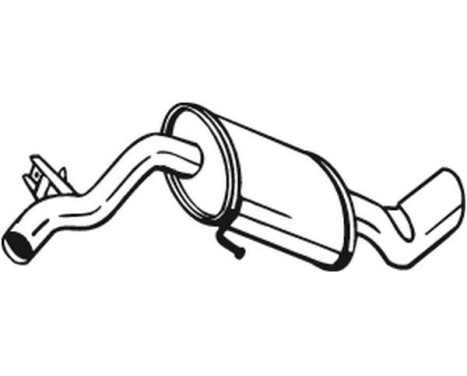 Silencieux arrière 247-037 Bosal