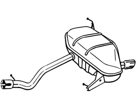 Silencieux arrière 247-195 Bosal