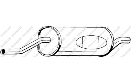Silencieux arrière 247-893 Bosal, Image 2