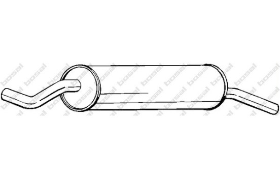 Silencieux arrière 247-909 Bosal