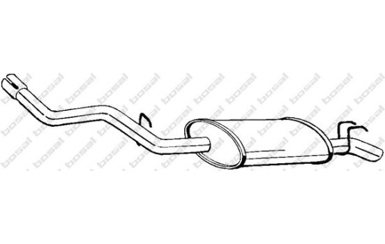 Silencieux arrière 278-037 Bosal, Image 2