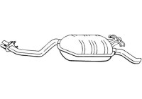 Silencieux arrière 278-209 Bosal