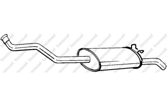 Silencieux arrière 278-221 Bosal