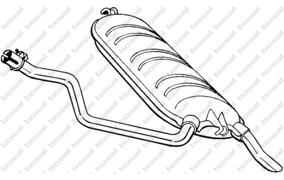 Silencieux arrière 278-229 Bosal