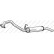 Silencieux arrière 278-295 Bosal