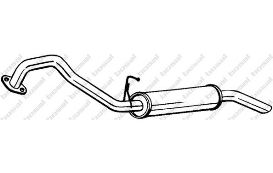 Silencieux arrière 278-295 Bosal