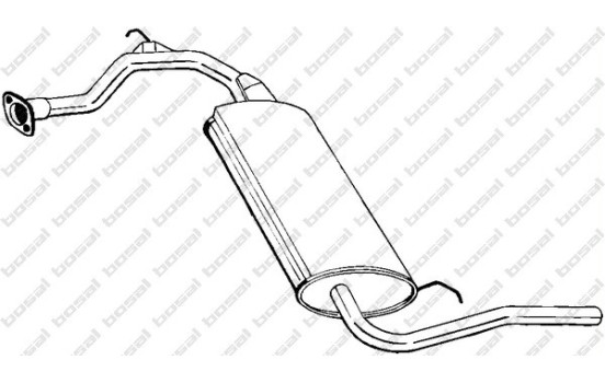 Silencieux arrière 278-349 Bosal