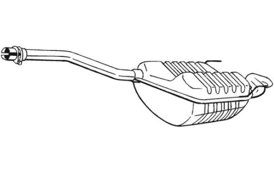 Silencieux arrière 278-433 Bosal, Image 2