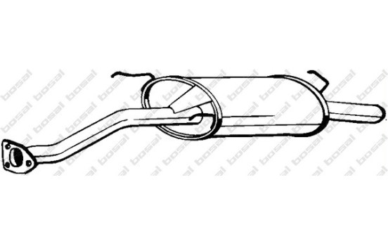 Silencieux arrière 278-569 Bosal