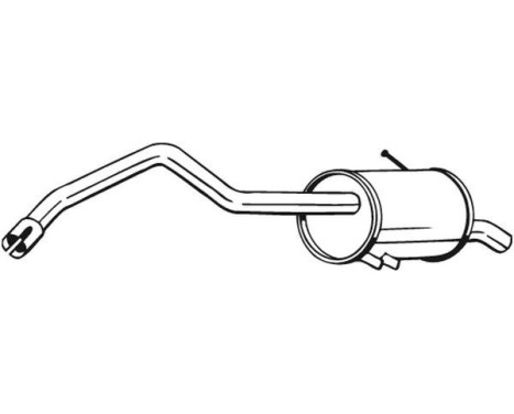 Silencieux arrière 278-699 Bosal