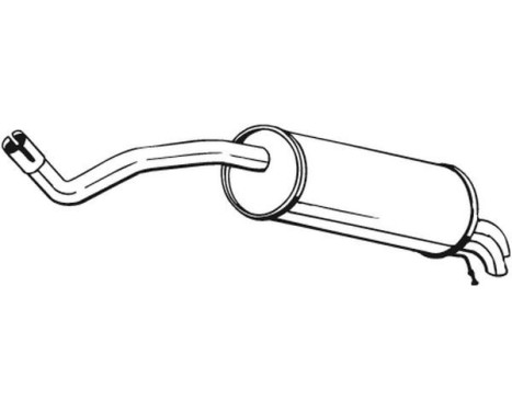Silencieux arrière 278-717 Bosal