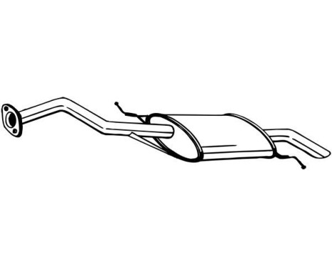 Silencieux arrière 278-837 Bosal