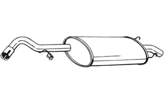 Silencieux arrière 278-859 Bosal, Image 2
