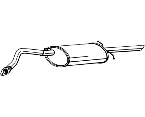 Silencieux arrière 278-875 Bosal