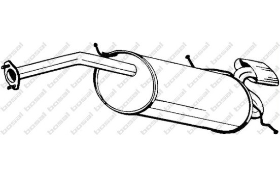 Silencieux arrière 278-877 Bosal