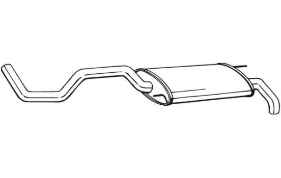 Silencieux arrière 279-117 Bosal, Image 2