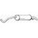Silencieux arrière 279-299 Bosal
