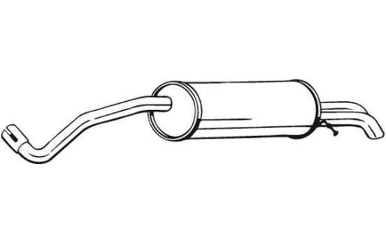 Silencieux arrière 279-299 Bosal, Image 2