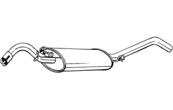 Silencieux arrière 279-411 Bosal, Image 2