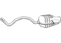 Silencieux arrière 279-431 Bosal