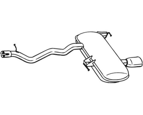 Silencieux arrière 279-467 Bosal