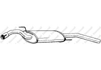 Silencieux arrière 279-483 Bosal