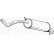 Silencieux arrière 279-537 Bosal
