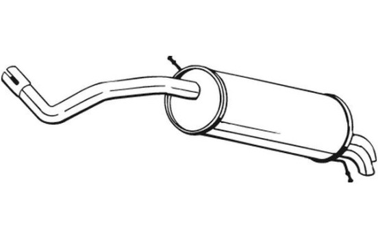 Silencieux arrière 279-537 Bosal, Image 2