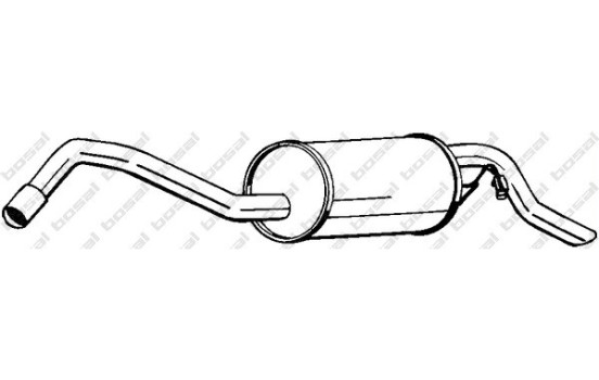Silencieux arrière 279-559 Bosal