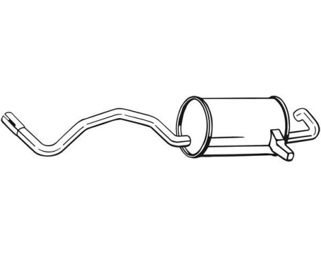 Silencieux arrière 279-573 Bosal