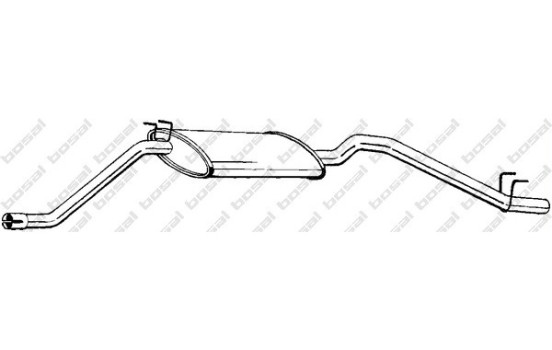 Silencieux arrière 280-091 Bosal