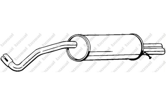 Silencieux arrière 280-137 Bosal