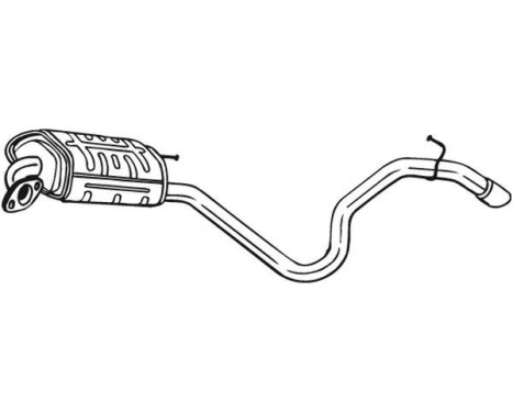 Silencieux arrière 280-179 Bosal