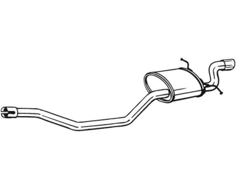 Silencieux arrière 280-197 Bosal