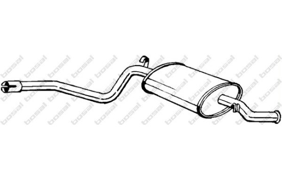 Silencieux arrière 280-327 Bosal