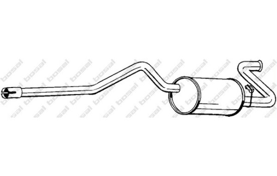 Silencieux arrière 280-633 Bosal