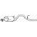 Silencieux arrière 281-087 Bosal