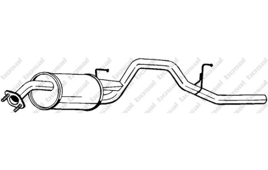 Silencieux arrière 281-087 Bosal