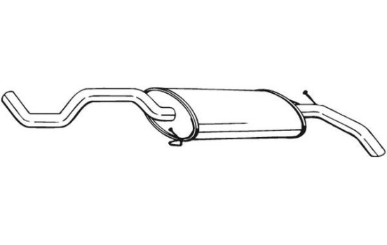 Silencieux arrière 281-377 Bosal, Image 2