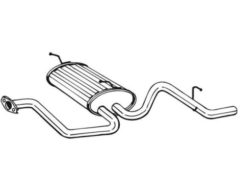 Silencieux arrière 281-385 Bosal