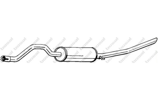 Silencieux arrière 281-657 Bosal