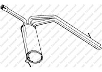 Silencieux arrière 281-795 Bosal
