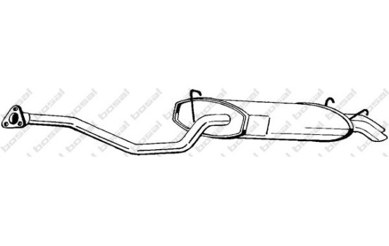 Silencieux arrière 281-811 Bosal, Image 2