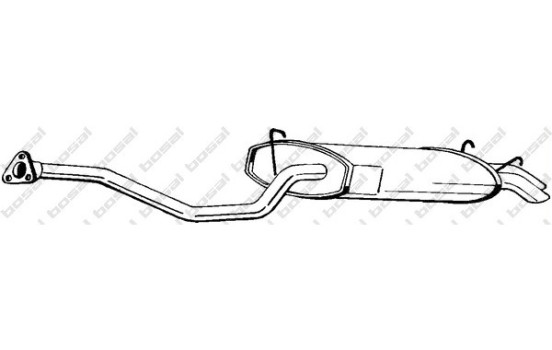 Silencieux arrière 281-811 Bosal